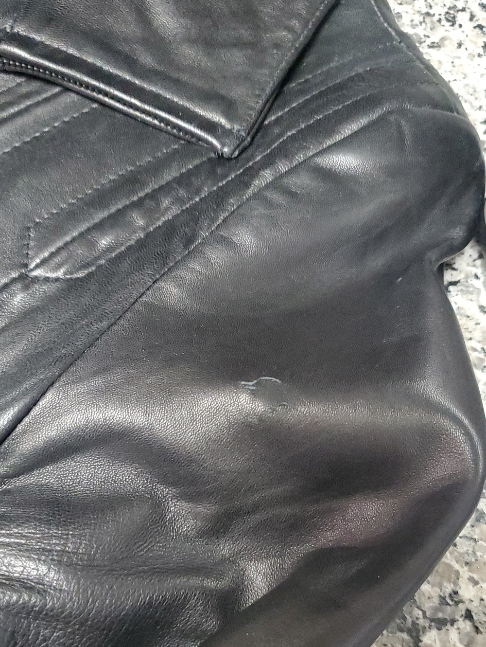 Bromley Sheen Soft Leather Zip-Front Women's Jacket in Black - Picture 14 of 15